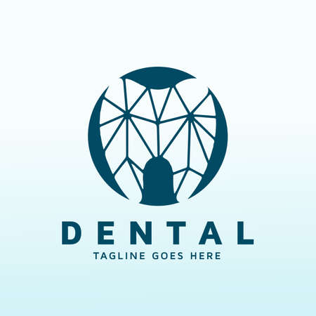general dental clinic logo designのイラスト素材