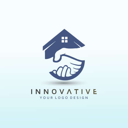 Real Estate Start up logo designのイラスト素材