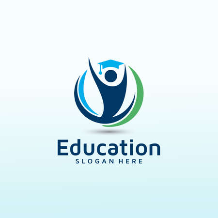a powerful logo to inspire studentsのイラスト素材