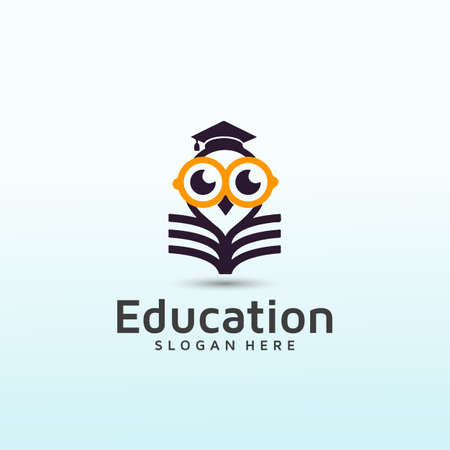 consume educational content logo designのイラスト素材