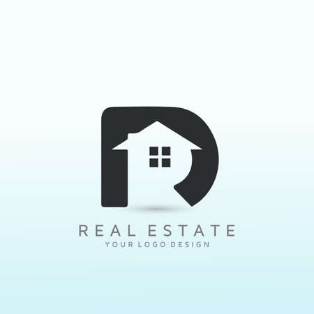 Real Estate Agent Logo to Attract Sophisticated Clientele letter RDのイラスト素材