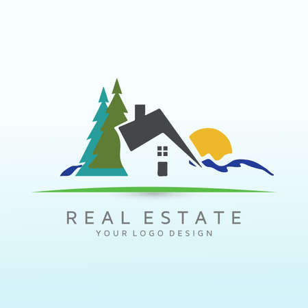 Boutique, high touch, energetic, mortgage lending company logoのイラスト素材