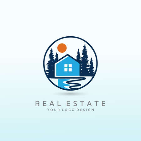 Boutique, high touch, energetic, mortgage lending company logoのイラスト素材