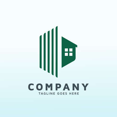 Company real estate vector logo design ideaのイラスト素材