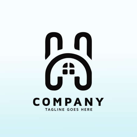 design a clean and classy logo for a new real estate brokerageのイラスト素材