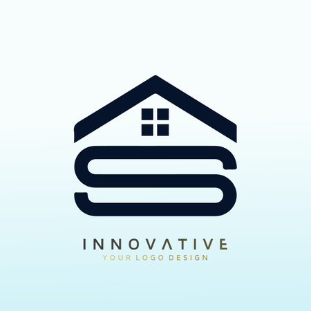 Modern Real Estate Logo Needed For A New Innovative Companyのイラスト素材