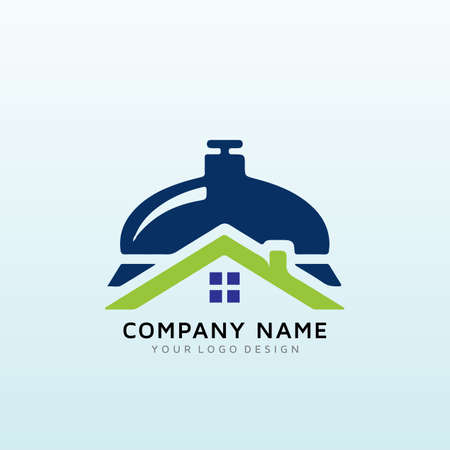 care of the home buyers restaurant logoのイラスト素材