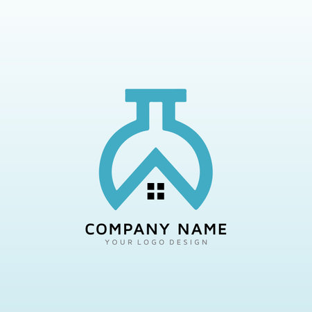 Creative Labs house Logo designのイラスト素材