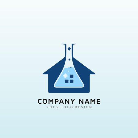 Creative Labs house Logo designのイラスト素材
