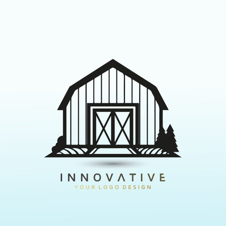 family homes and town homes vector logo designのイラスト素材