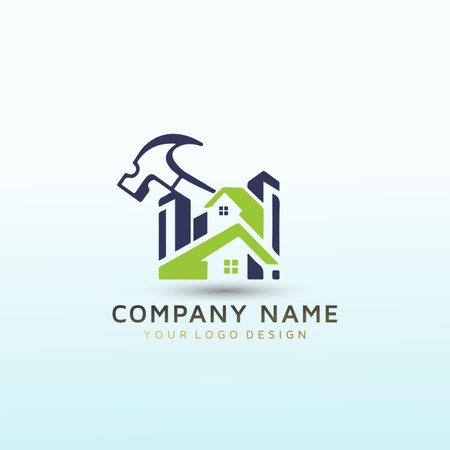 successful real estate investment business logo designのイラスト素材