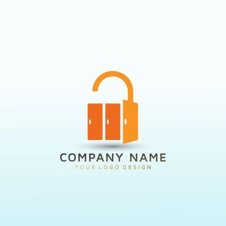 Self Storage facilities College Students businesses local residents logoのイラスト素材
