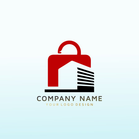 logo for self secure storage facilityのイラスト素材