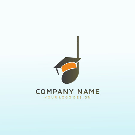 a logo for our brand Music Universityのイラスト素材