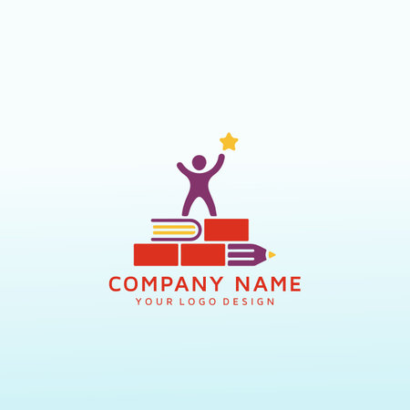 logo for Making Education fun, Education real, Education relevantのイラスト素材