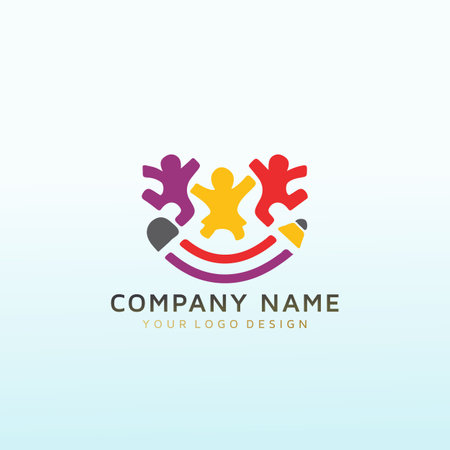 logo for Making Education fun, Education real, Education relevantのイラスト素材