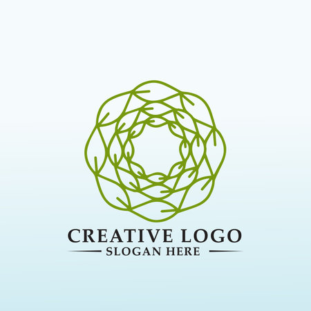 Logo design for hemp Produce Companyのイラスト素材