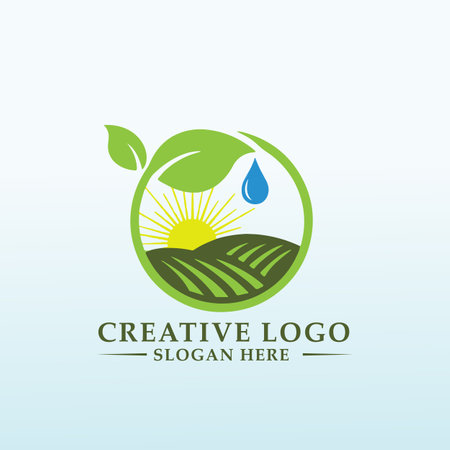Farm needs a great logo to sell great foodのイラスト素材