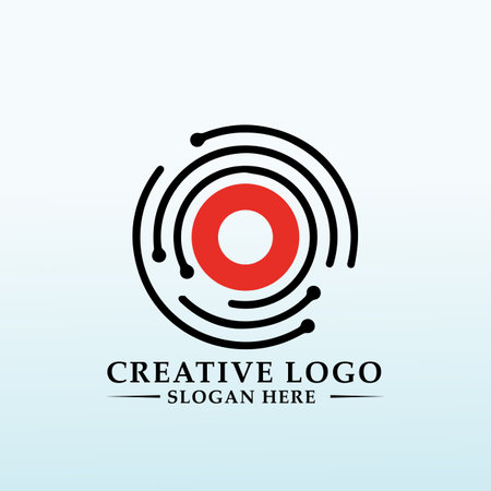 Autonomous farming service company needs a high tech logo letter Sのイラスト素材