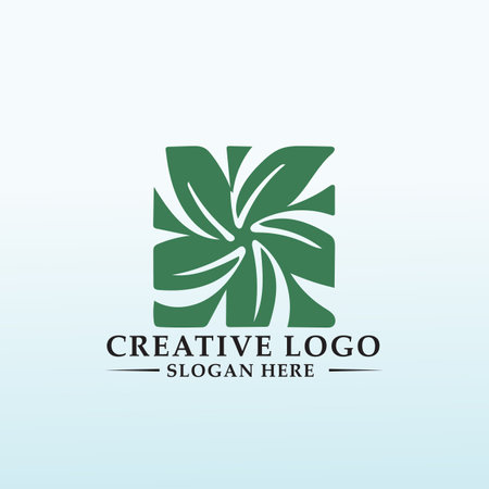 letter N Cannabis needs an iconic new logoのイラスト素材