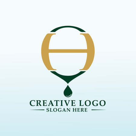 logo for an Industrial Hemp companyのイラスト素材