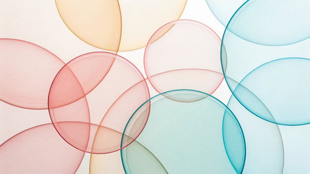 Colorful balloons on a white background. Abstract background for design.の素材