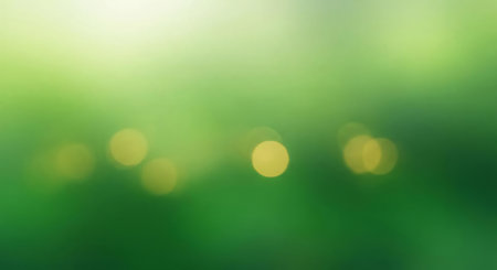 green bokeh abstract light and blur background.blurred nature backgroundの素材