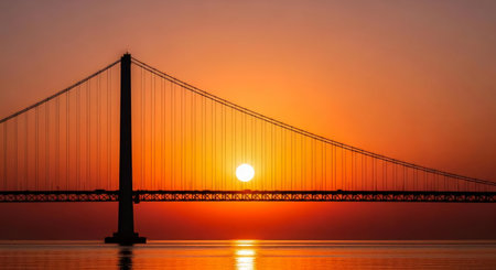 Bridge in Lisbon, Portugalの素材