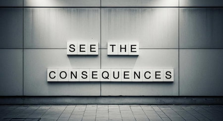 3D rendering of a sign on a wall in a modern buildingの素材