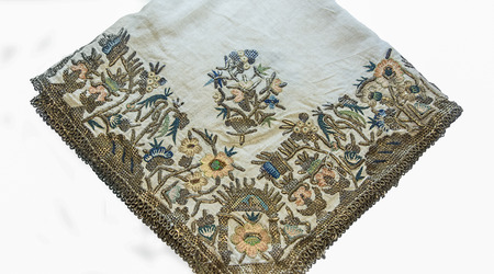 old handmade laceの写真素材