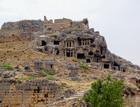 The ancient city of Tlos-Turkeyの写真素材