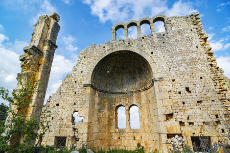 okuzlu ruins,(mersin,turkey)の写真素材