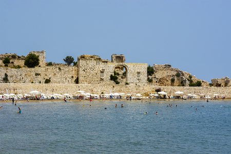 Korykos,kizkalesi beach,(Mersin,Turkey)の写真素材
