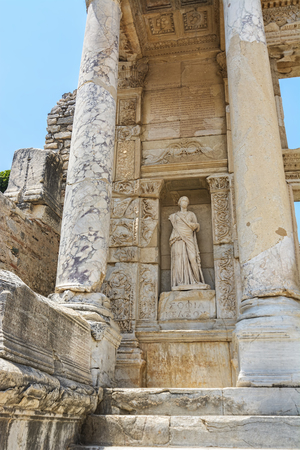 Celsus Library in Ephesus Selcuk,Turkeyの写真素材