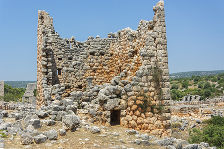 kanlidivane ancient city.(mersin,Turkey)の写真素材