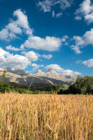Cloudy mountains. Aladaglar National Park Nigde, Turkey.