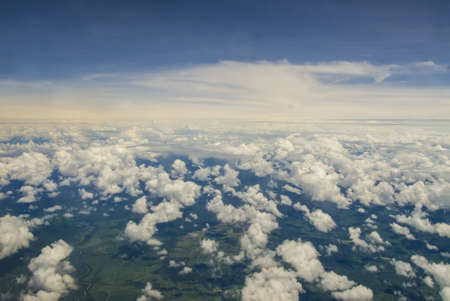 clouds. Sky from Mabul, Malaysiaの写真素材