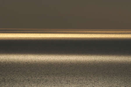 Sunset by the sea. long exposure. Galippoli, Canakkale Turkey.の写真素材