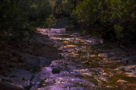 Marmaros Waterfall, Gokceada. Canakkale Turkey.