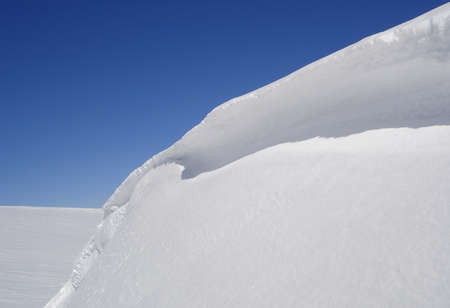 snow floor, snow texture, snowy peaks in cold sunny weather, cloudy snow landscape. Windblown snow texture. Uludag, National Park, Bursa Turkey.の写真素材