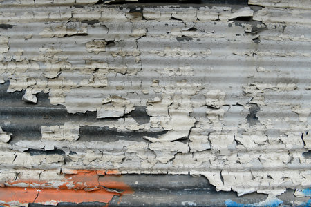 Old grunge wall with peeling paint. Abstract background for design.の写真素材