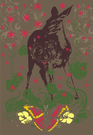  deer soul のイラスト素材