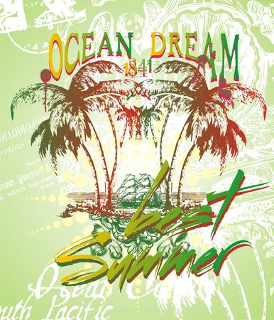 ocean dream のイラスト素材