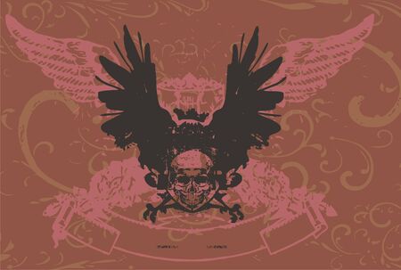   wings frame のイラスト素材