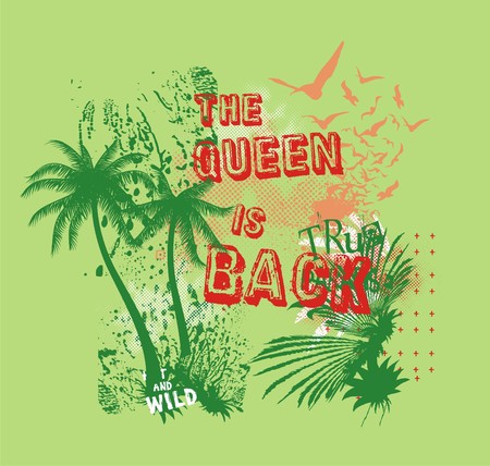 palm beach のイラスト素材