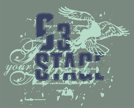  eagle stage のイラスト素材