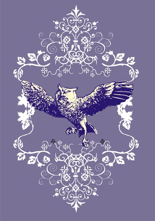 owl lifeのイラスト素材