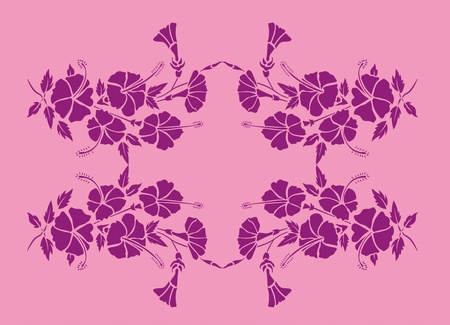 pink flowerのイラスト素材