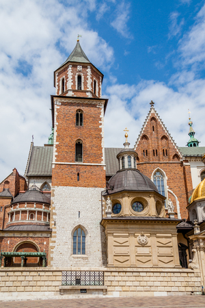 Wawel cathedral on a sunny dayのeditorial素材