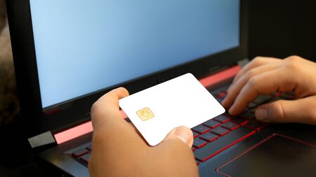 online credit card purchase using computer
